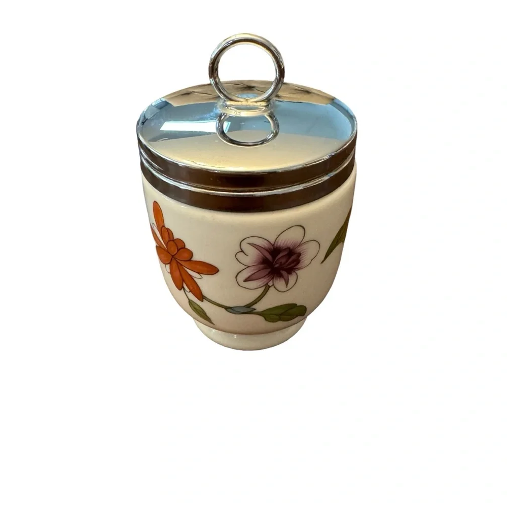 Royal Worcester Atsley King Size Egg Coddler Porcelain